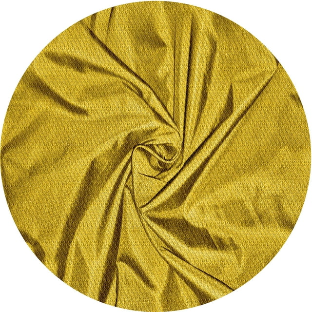 Ahgly Company Machine Washable Indoor Round Transitional Dark Bisque Brown Area Rugs, 3' Round