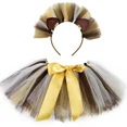 thumbnail image 4 of Falda de tul con diadema y tutú de león para niñas, disfraz de Rey León para Halloween, para fiesta de cumpleaños de niñas, 4 of 5