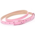 thumbnail image 2 of Deyuer Belt Thin Style Adjustable Faux Leather Women Waist Belt for Daily Wear, 2 of 8