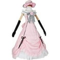 thumbnail image 3 of Women's Anime Ciel Phantomhive Pink Dress Elegance Lolita Dress Set Outfits, 3 of 7