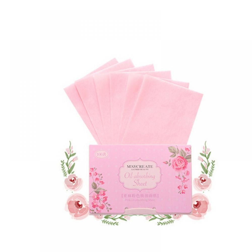 Oil Blotting Sheets Natural Bamboo Charcoal Oil Absorbing Tissues 100