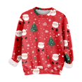 thumbnail image 2 of Chandails de Noël pour Femmes 2025 Col Rond Hiver Mignons Pulls, 2 of 6