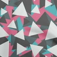 thumbnail image 1 of oneOone Polyester Spandex Pink Fabric Geometric Craft Projects Decor Fabric Printed By The Yard 56 Inch Wide-7Q, 1 of 5