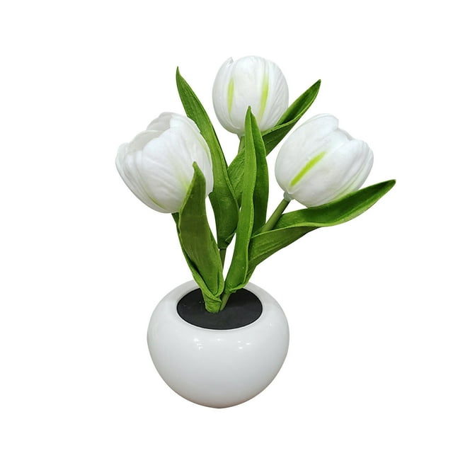 Yhmxh Home Decor,Led Lights,Led Table Lamp Imitation Flower Shaped Led Night Lamp Table Lamp Decoration In Family Bedroom Suitable For Gifts Table Small Night Lamp In Bedroom Light Light