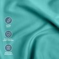 thumbnail image 5 of Bare Home 5-Piece Bed-in-a-Bag - Twin, Turquoise with Turquoise Sheet Set, 5 of 9