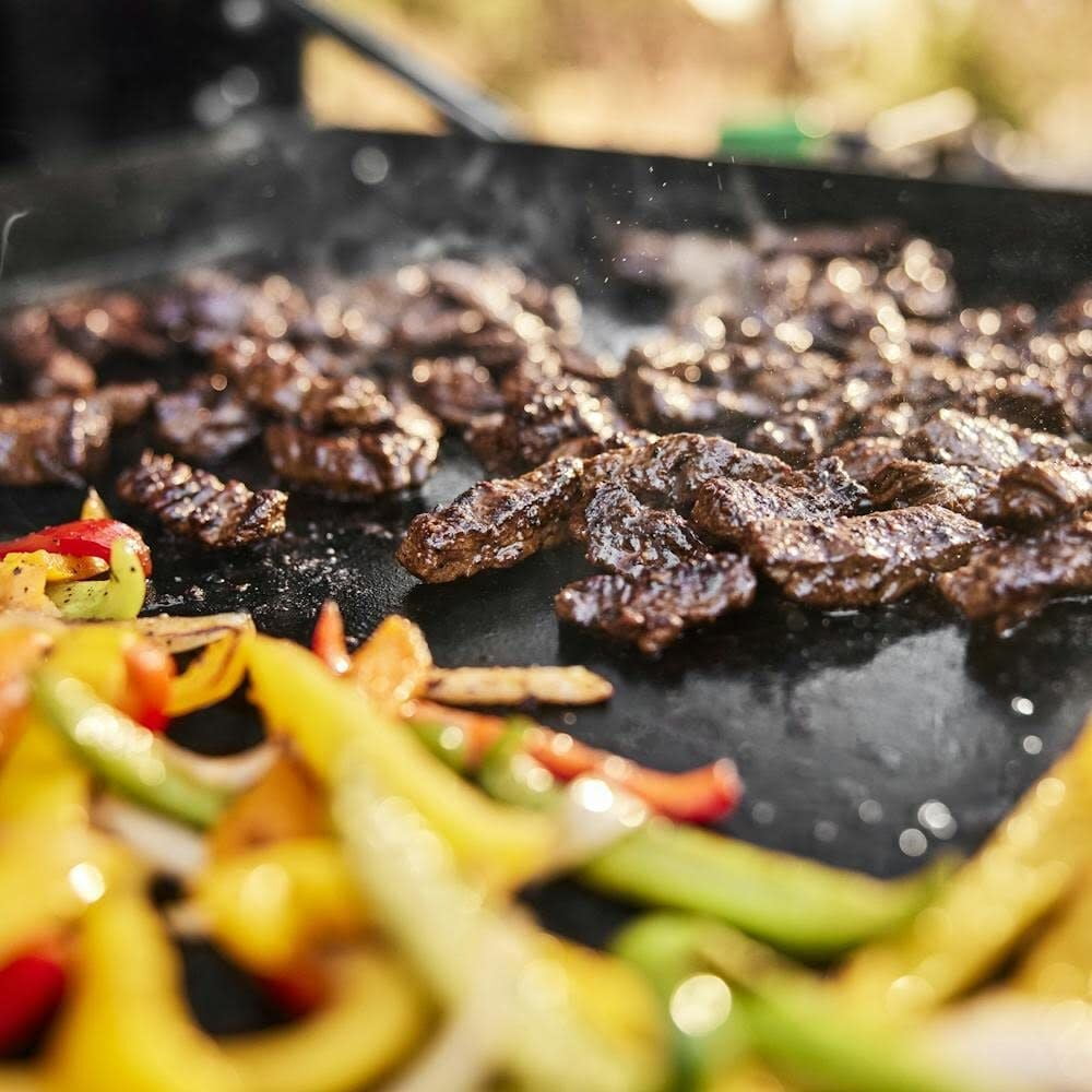 Weber Slate 28 Inch 3 Burners Natural Gas Rust-Resistant Griddle, Black