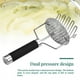 thumbnail image 5 of Potato Master Dual-Capa Handheld Sujetal Sujetador Terreno Mashing Tool Herramienta Cocina Cocina Inevent HA047913-00, 5 of 7