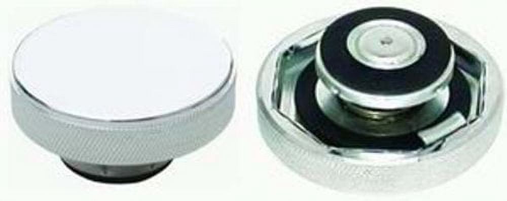 Racing Power R5011 Chrome Aluminum Radiator Cap 16 lb Knurled Grip for Universal Fit