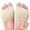 Beige, variant on 1 Pair Silicone Half Insoles Women Men Gel Metatarsal Pads Heels Half Honeycomb Breathable Shoe Relief Moisture Wicking Forefoot Pad