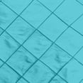 thumbnail image 2 of Ultimate Textile (5 Pack) Embroidered Pintuck Taffeta 60 x 60-Inch Square Tablecloth Turquoise Blue, 2 of 3