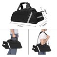 thumbnail image 5 of Mosiso Bike Rack Bag Bicycle Rear Seat Storage Bag,Waterproof Cycling Bike Carrier Reflective Backseat Cargo Luggage Saddle Shoulder Bag with Water Bottle Holder & Handle, 5 of 9