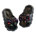 thumbnail image 3 of Toddler Slippers Children Girls 3-10Years Summer Non-Slip Open Toe Slip-on Flats Slides for Indoor Home Shower Slippers Bathroom Outdoor Beach Slippers Shoes, 3 of 4