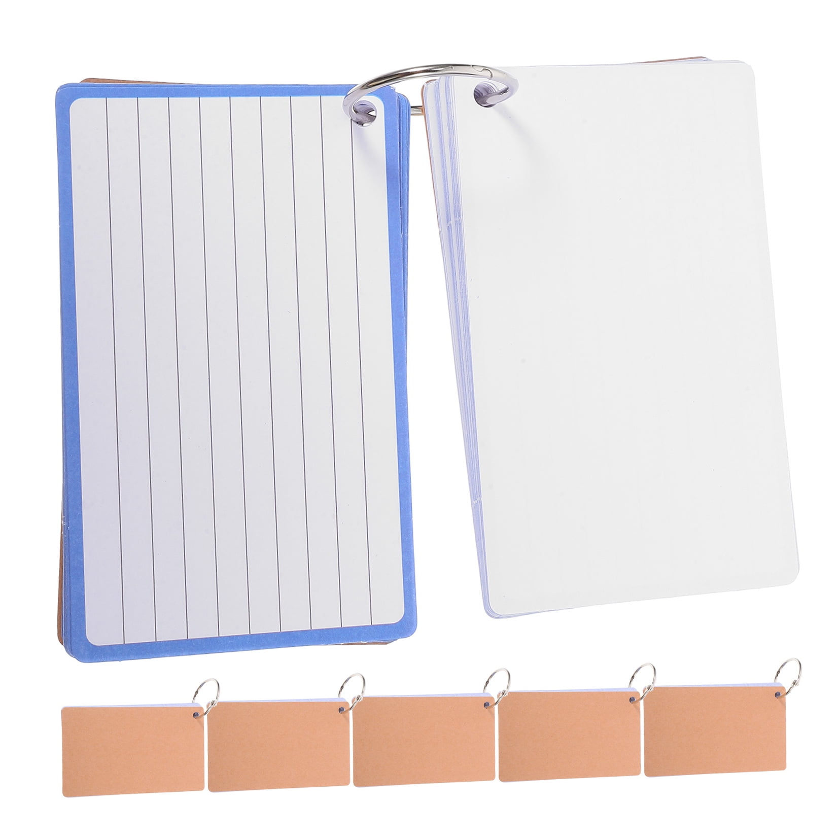 LOLIPPYY 6-Pack Rectangular Index Card for Notetaking, Memory Aid, Home and Office Organization