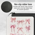 thumbnail image 6 of Trendy Pink Bow Coquette Mouse Pad, Office Supplies Mouse Pad, Pink Desk Accessories, Girly Mouse Pads for Desk Gaming Working, Gamer Girl Accessories, Gifts for Girls Women, 6 of 6
