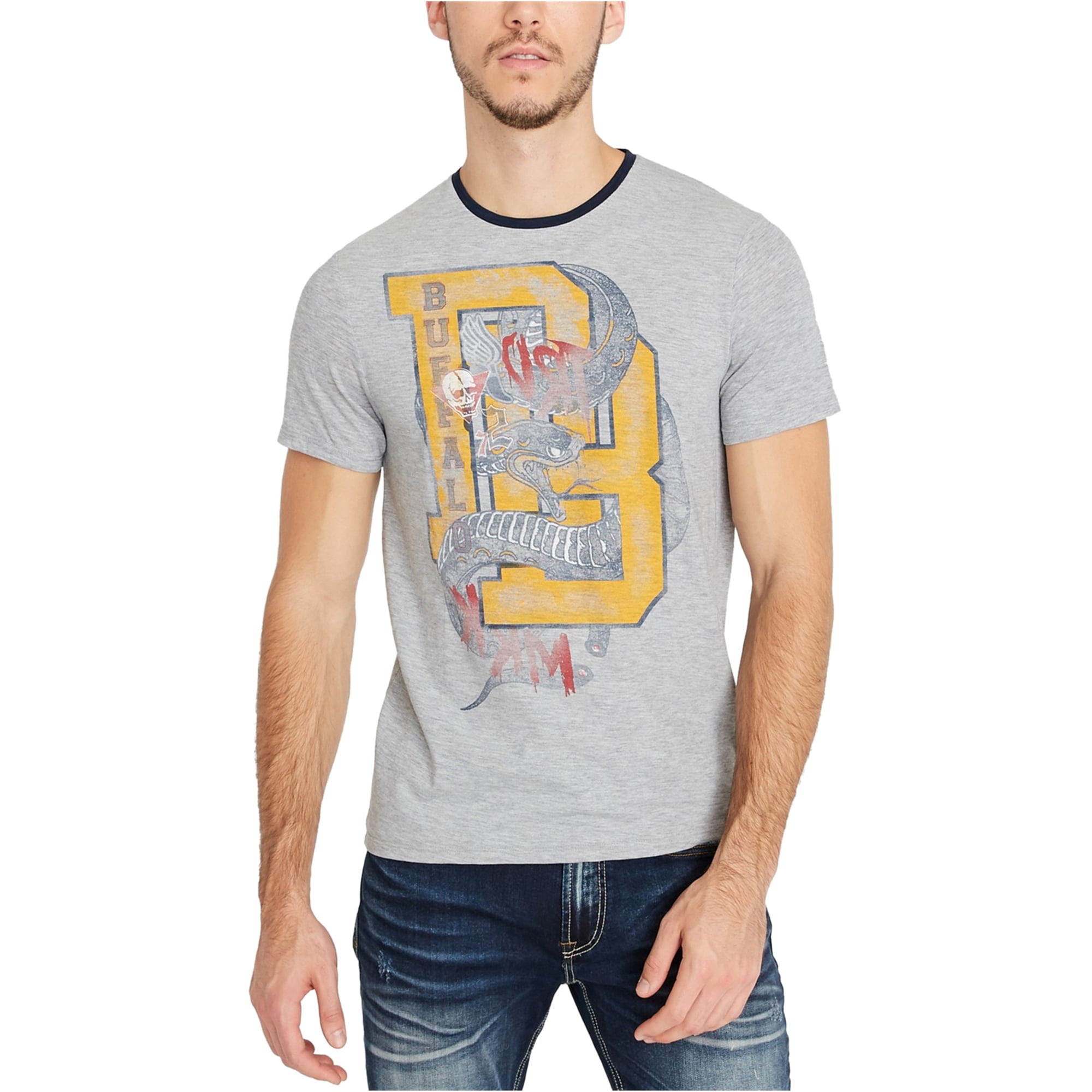 Buffalo David Bitton Mens Snake Graphic 