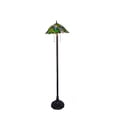 thumbnail image 1 of Floral Tiffany Style Stained Glass Floor Lamp, 1 of 1