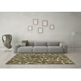 thumbnail image 3 of Ahgly Company Indoor Rectangle Abstract Brown Modern Area Rugs, 7' x 10', 3 of 4