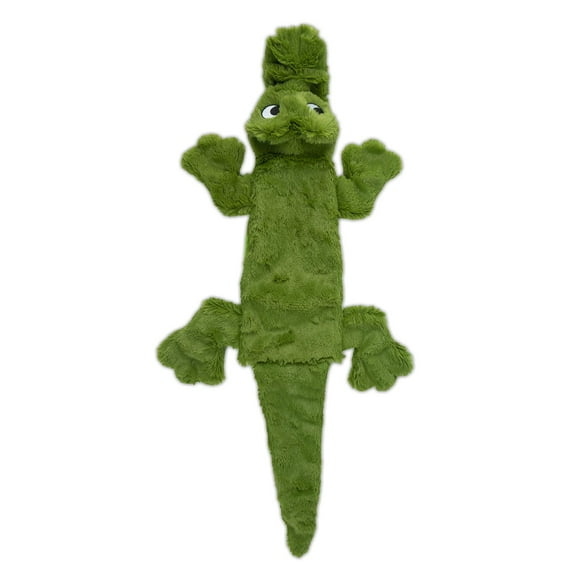 Best Pet Supplies Squeaky Dog Toys with Soft Durable Fabric for Small, Medium and Large Pets Interactive Toy for Indoor Play, Supports Active Biting and Play - Alligator, Large