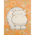 thumbnail image 3 of Marmont Hill "Whimsy Hippo" by Reesa Qualia Painting Print on Wrapped Canvas, 3 of 5
