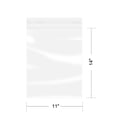 thumbnail image 2 of 500 Count - 11" x 14", Self Seal 1.6 Mil Clear Plastic Poly Bags with Suffocation Warning for Prints, Photos, Documents, Clothing, T-Shirt-Resealable Adhesive, 2 of 4