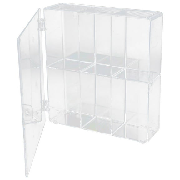 SHOWERORO Display Stand 1Set Transparent PP Acrylic Rectangular Protection from Damage Model Collectors