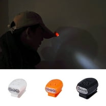 HEVIRGO Clip-on Cap Lamp LED Headlamp Cap Light 90 Degree Rotary Clip-on Fishing Hat Head Lamp Lantern