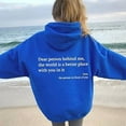 thumbnail image 2 of You are Enough Hoodie, Dear Person Behind Me Hoodie,You are Enough Sweatshirt,for Women Sweatshirts Casual Pullover, 2 of 7