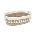 thumbnail image 2 of Macrame Storage Basket Woven Rope Organizer Decorative Boho Style for Desks Tables Counters, Multicolor, 2 of 9
