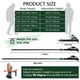 thumbnail image 2 of Bastones de senderismo TheFitLife, plegables y ligeros, rojos, 2 of 6