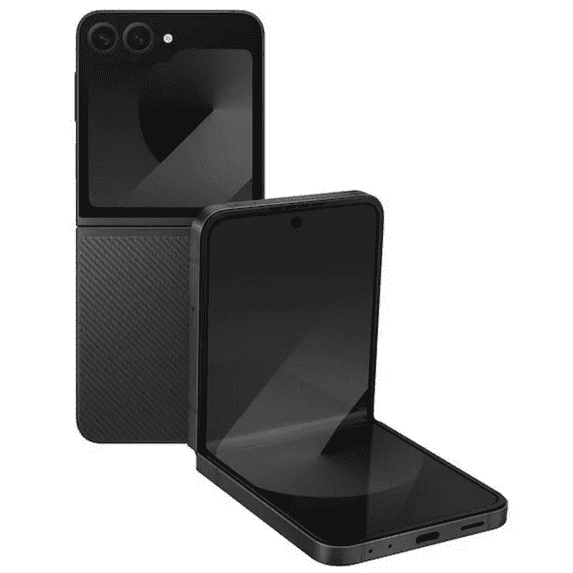 Samsung Galaxy Z Flip6 SM-F741U1 Unlocked 512GB Crafted Black refurbished foldable phone