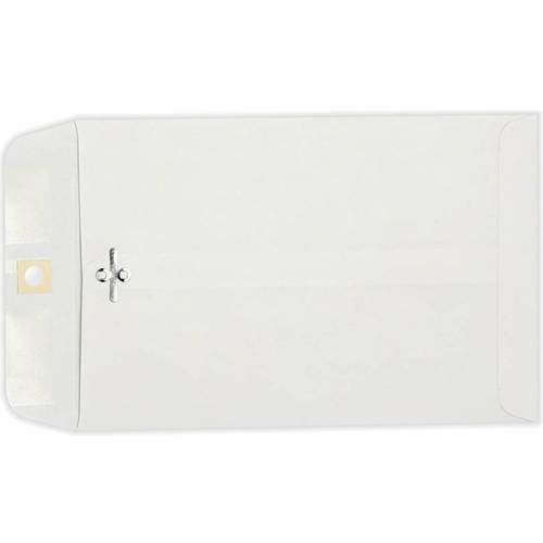 6 x 9 Clasp Envelopes 28lb. Bright White (50 Qty)
