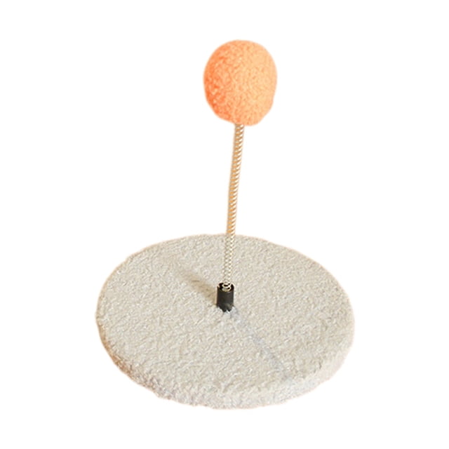 Blue Self Entertaining Cat Toy Blue Spring Ball Cat Climbing Frame Tree To Relieve Boredom Interactive