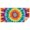Rainbow Tie Dye, variant on Rainbow Tie Dye Mandala Pattern Rectangle Tablecloth 60"x102",Waterproof Polyester Rectangle Table Cloth, Wipeable Spillproof Polyester Tablecloth for Dining, Camping, Indoor and Outdoor