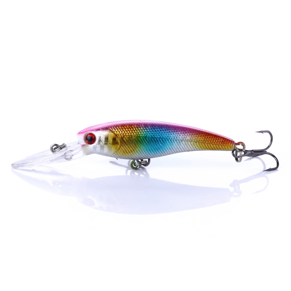 Hengjia Minnow Bass Fishing Lures Set, 10 Count