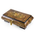 thumbnail image 1 of Handcrafted 22 Note Italian Double Level Floral Musical Jewelry Box - Claire De Lune, 1 of 2