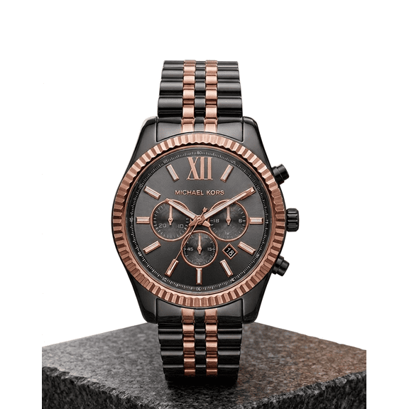 Michael Kors Lexington Chronograph Grey Dial Men's Watch MK8561