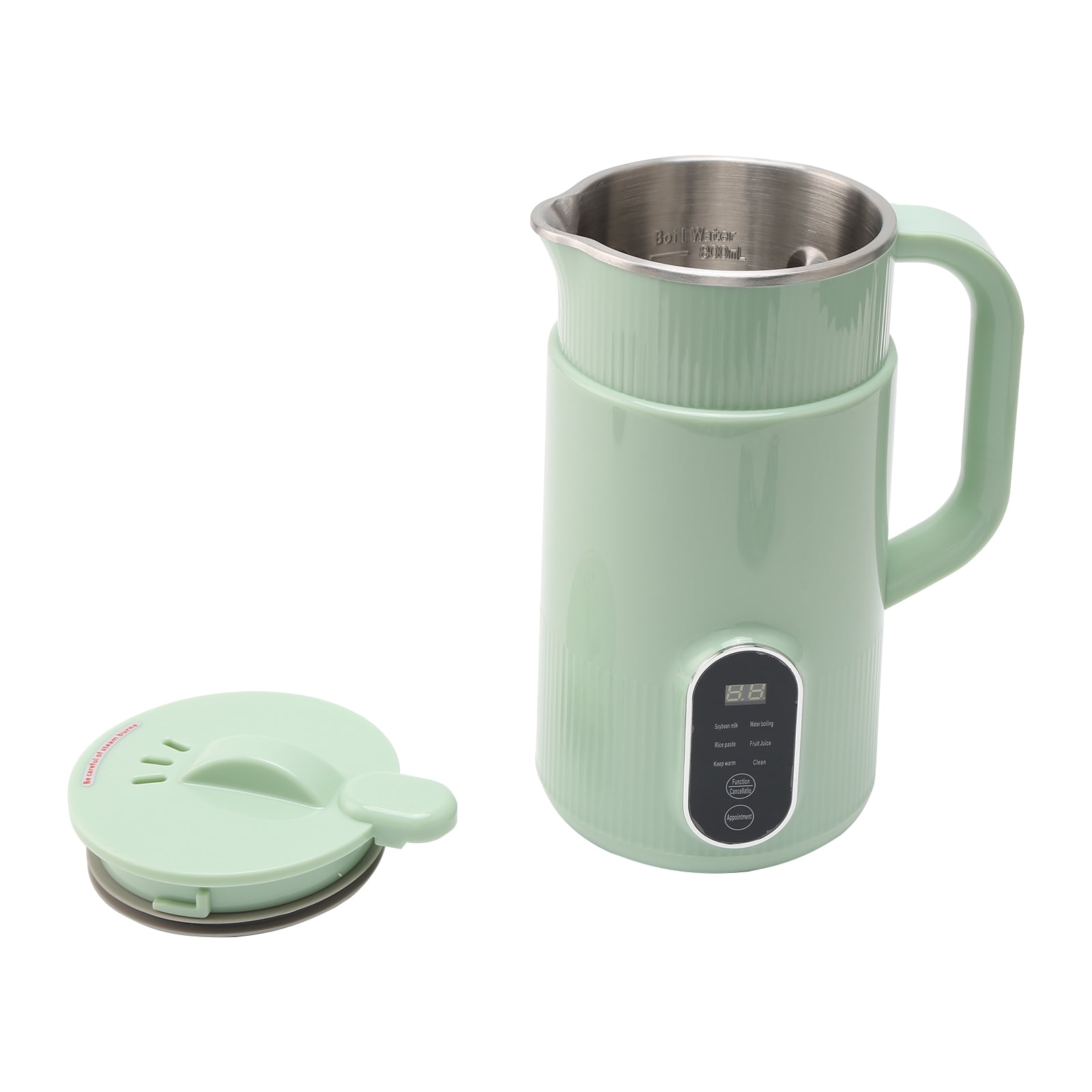 DISHUECO Nut Milk Maker, 27oz Food Processor,Homemade Almond, Oat, Coconut, Soy, Plant-based milk and Non Dairy Beverages, Soy Milk Maker Machine with Delay Start/Keep Warm/Self-Cleaning/Boil Water