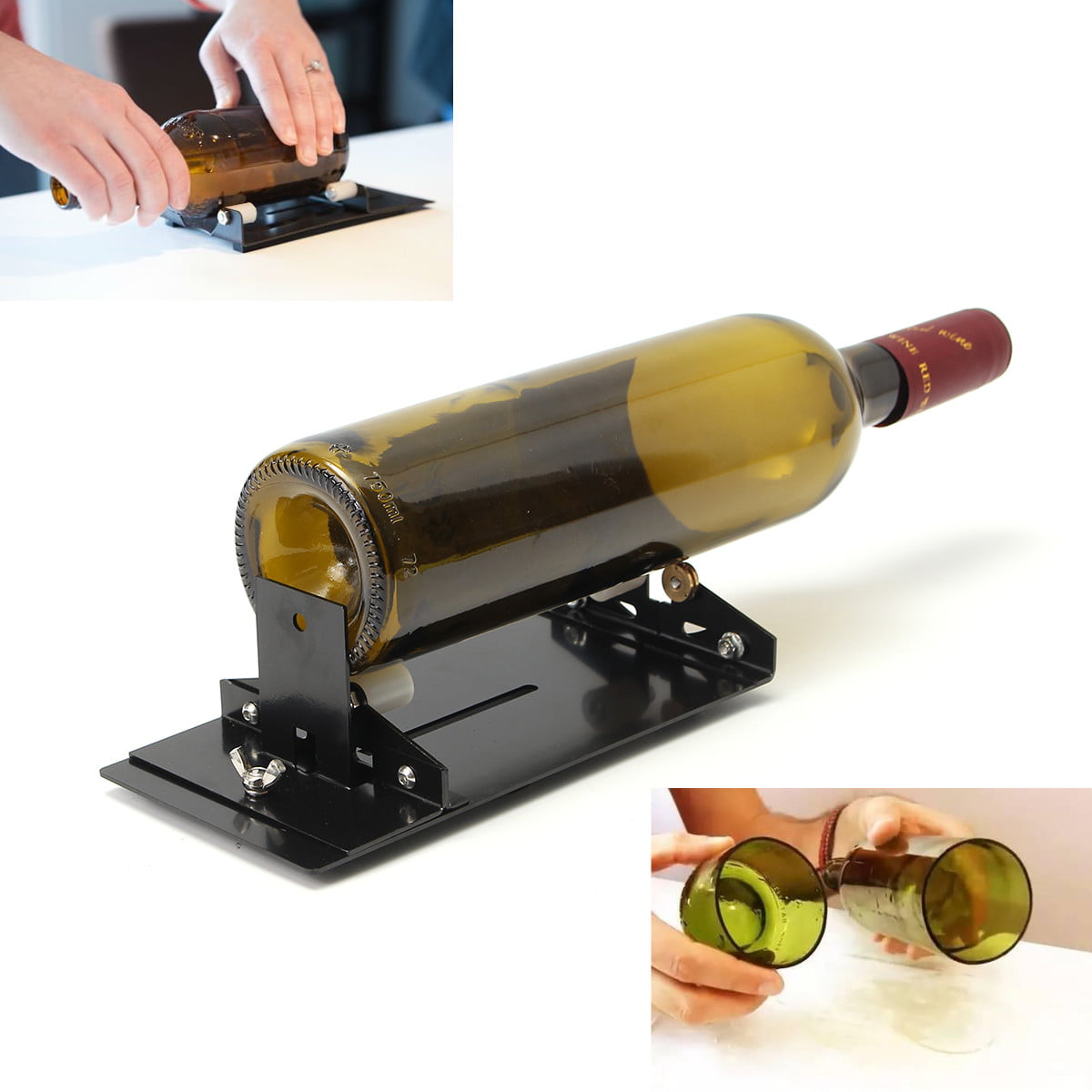 Glass Bottle Cutter Kit Beer Wine Jar DIY Cutting Machine Craft Recycle Tools US 