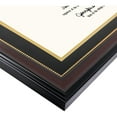 thumbnail image 5 of GraduationMall Certificate Document Diploma Frame with Black over Gold Mat for 8.5 x 11 / 11 x 14, 5 of 6