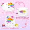 thumbnail image 4 of 5Pcs Unicorn Stuffed Animals Set, Mommy Plush Toys with 4 Cute Baby Unicorns, Soft Pillow, Pink Birthday Gift for Kids Boys Girls, 4 of 6
