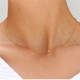 thumbnail image 4 of Collar con letras para mujer, plata de ley S925, cadena de clavícula lisa, joyería de moda con temperamento, 4 of 6