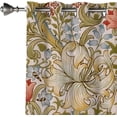 thumbnail image 3 of Home Decor Indoor Window Curtains, Vintage Lily Art Nouveau Floral Lightweight Set with Grommet Top, Blackout Curtains for Bedroom Living Room or Dining Room 42"W x 108"L (Pack of 2), 3 of 5