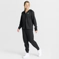 thumbnail image 3 of Women's Fanatics Black Dallas Stars Authentic Pro Rink Raglan Full-Zip Hoodie, 3 of 7