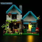 YEABRICKS LED Lighting Kit Compatible with LEGO Creator 3 in 1 Cozy House 31139 Building Toy Set(Not Include the Model)
