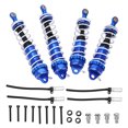 thumbnail image 1 of RC , RC Shocks All Aluminum Elastic Spring  For LOSI 1/7 Mojave Blue, 1 of 8