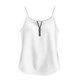 thumbnail image 4 of Neewe Women's Zipper V-Neck Sleeveless Summer Tops Business Casual Work Tunic Tank Tops Dressy Blouse Shirt, 4 of 8