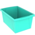 thumbnail image 2 of STOREX Bac de Rangement pour Salle de Classe de 5,5 Gallons (21 L), Sarcelle (Caisse de 6), 2 of 4