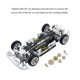 thumbnail image 5 of Conjunto de marco de chasis Tholdsy aleación de aluminio Para 1/28 Wltoys K969 modelo plata, 5 of 6