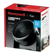Honeywell Turbo Force Air Circulator Personal Fan, New, Black, W 8.94 x H 10.9 x L 6.3, HT900