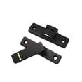 thumbnail image 2 of 90 Degree Barn Door Latch Lock, Heavy Duty Gate Latch Hardware, Door Lock for Sliding Barn Doors, Bathroom Cabinet Garden Gate, No-Drilling Required Black, 2 of 4